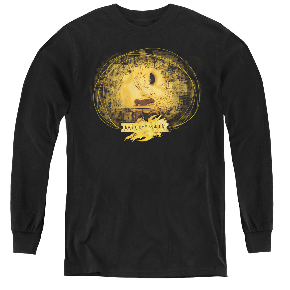 Mirrormask Sketch Youth Long-Sleeve T-Shirt