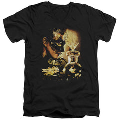 Mirrormask Trapped Men's 30/1 Cotton Slim V-Neck T-Shirt