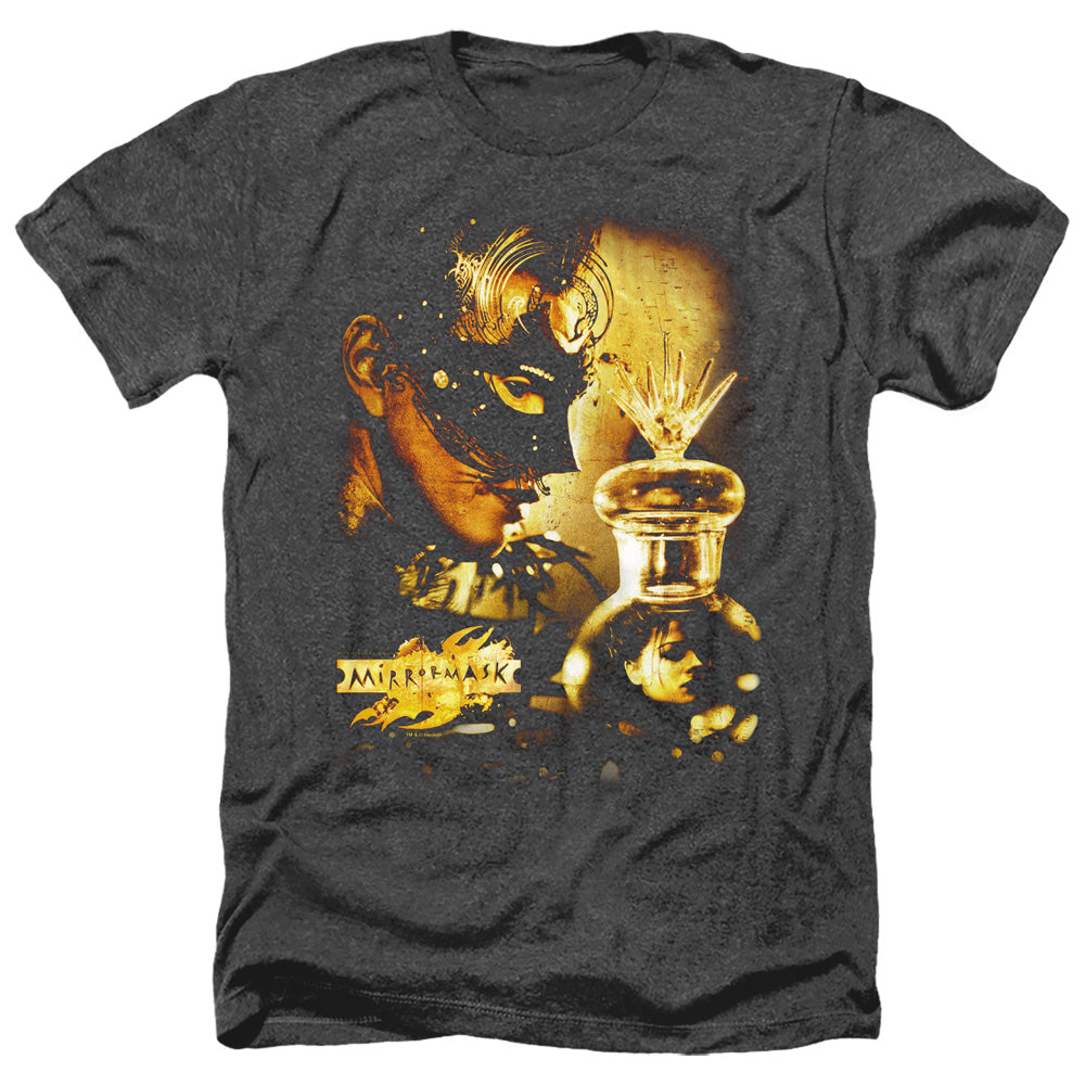 Mirrormask Trapped Men's 30/1 Heather 60 40 Poly Short-Sleeve T-Shirt