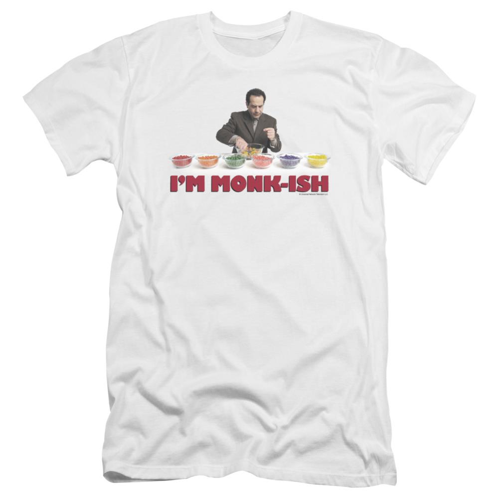 Monk Im Monk Ish Men's Ultra-Soft 30/1 Cotton Slim Short-Sleeve T-Shirt