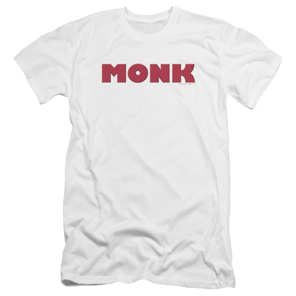 Monk Logo Men's Ultra-Soft 30/1 Cotton Slim Short-Sleeve T-Shirt
