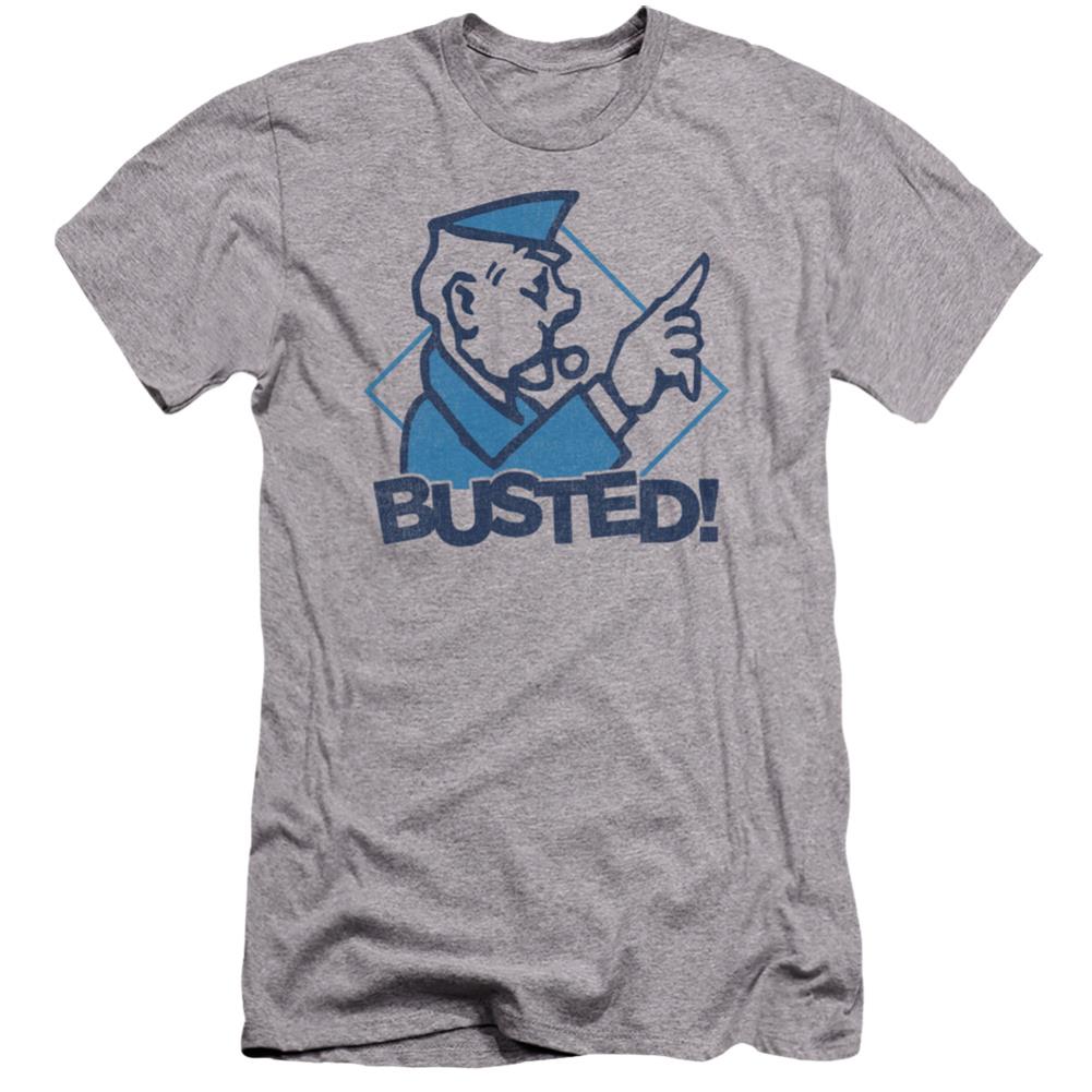 Monopoly Busted Men's Ultra-Soft 30/1 Cotton Slim Short-Sleeve T-Shirt