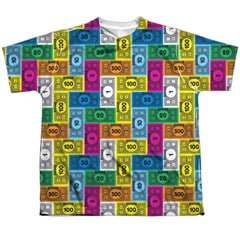 Monopoly Cash Rich Youth Regular Fit Poly Short-Sleeve T-Shirt