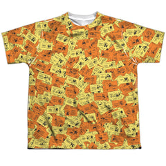 Monopoly Chance Chest Cards Youth Regular Fit Poly Short-Sleeve T-Shirt