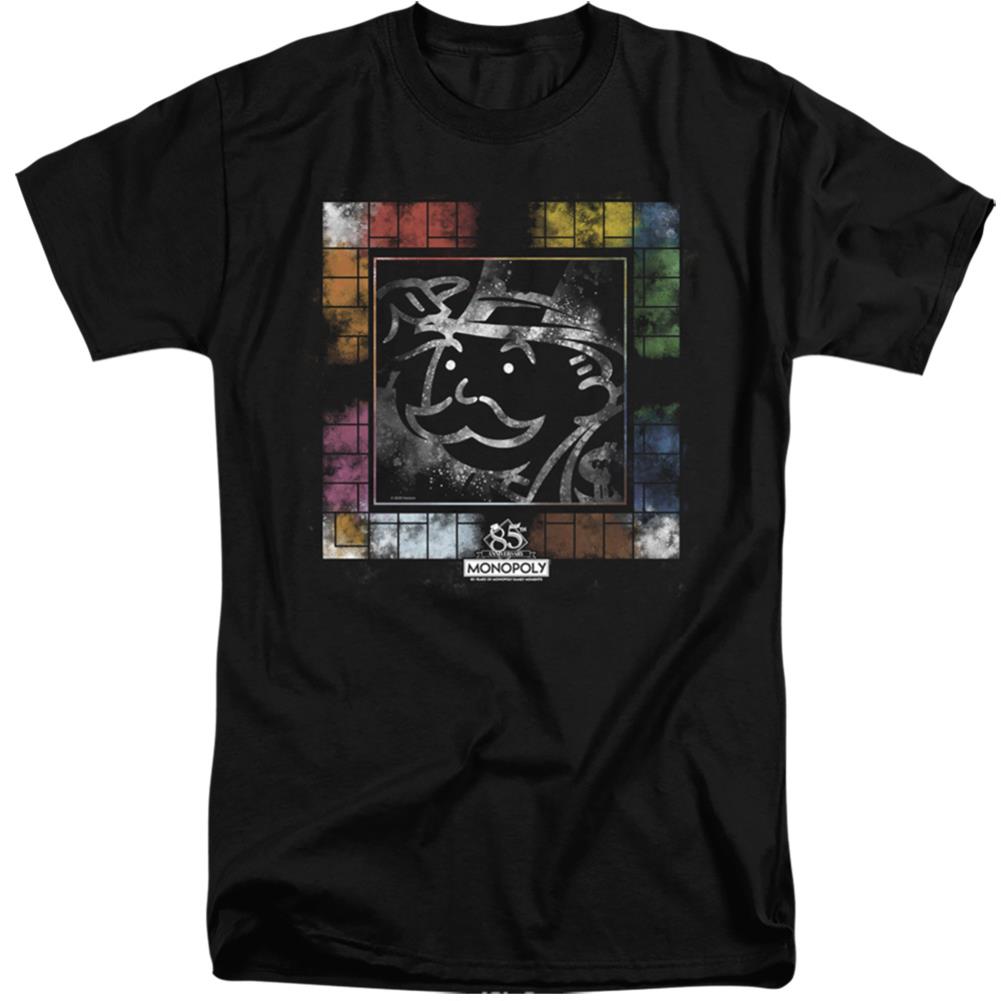 Monopoly Dusty Game Board Men's 18/1 Tall Cotton Short-Sleeve T-Shirt