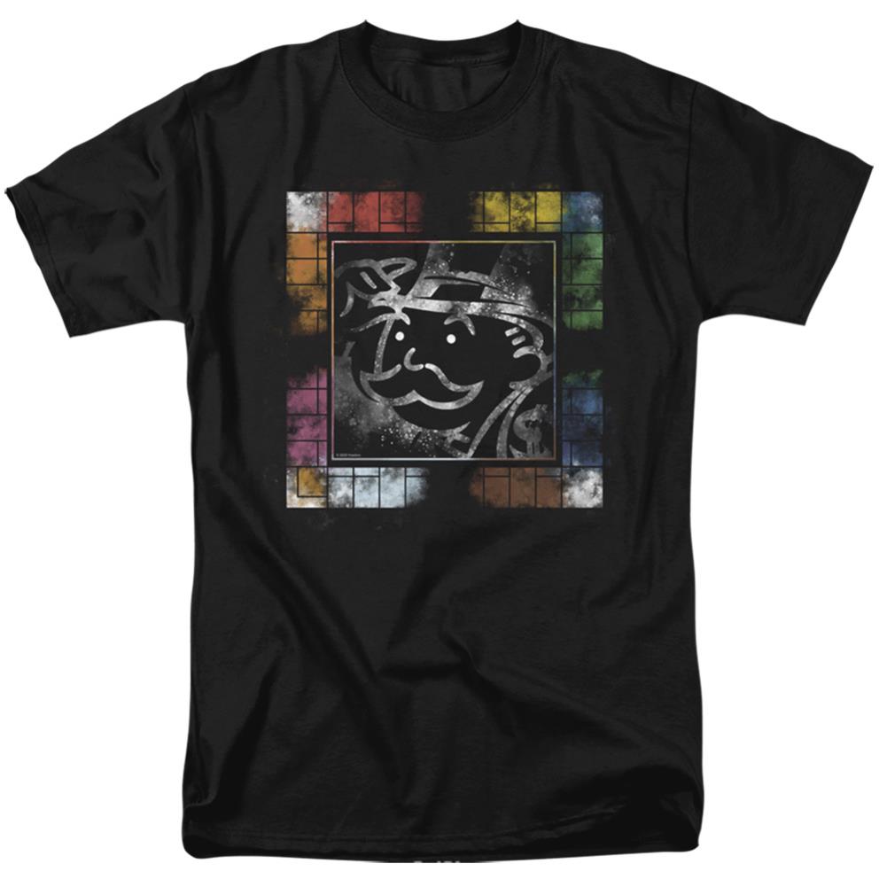 Monopoly Dusty Game Board No Logo Men's 18/1 Cotton Short-Sleeve T-Shirt