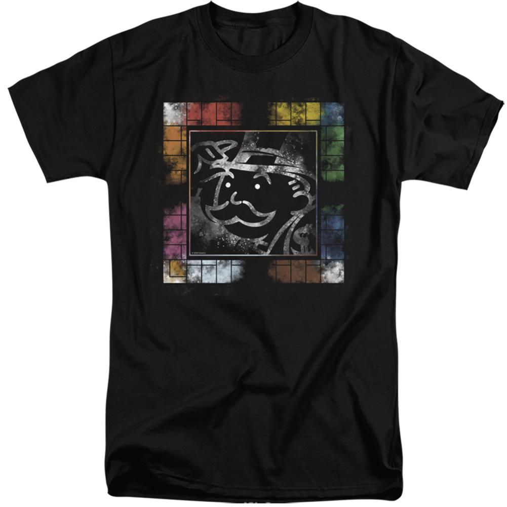 Monopoly Dusty Game Board No Logo Men's 18/1 Tall Cotton Short-Sleeve T-Shirt