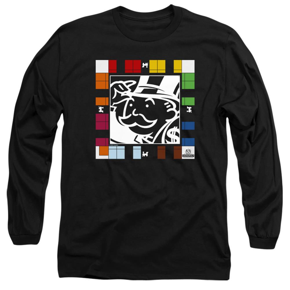 Monopoly Game Board Men's 18/1 Cotton Long-Sleeve T-Shirt