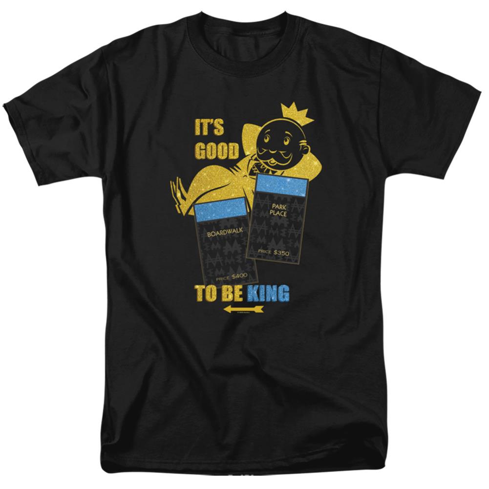 Monopoly Its Good To Be King No Logo Men's 18/1 Cotton Short-Sleeve T-Shirt