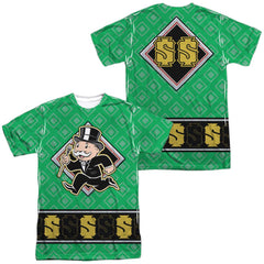 Monopoly Jersey (Front/Back Print) Men's Regular Fit Polyester Short-Sleeve T-Shirt