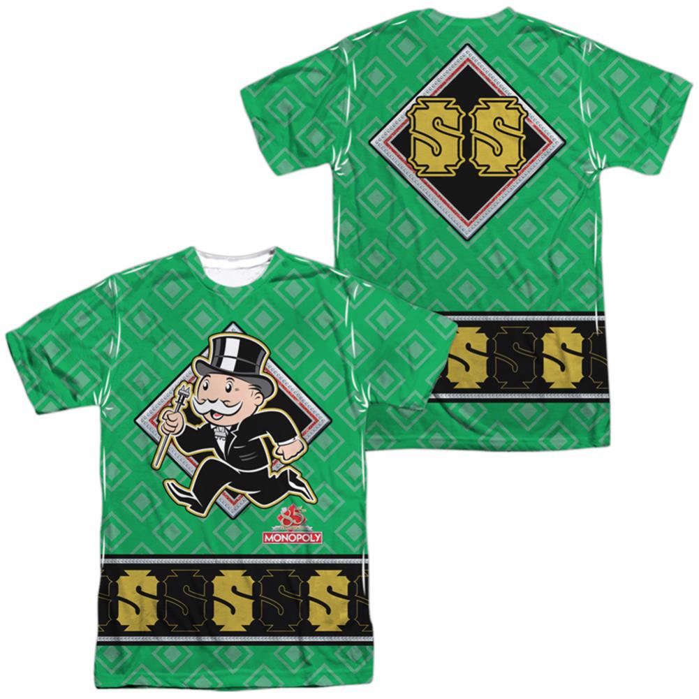 Monopoly Jersey (Front/Back Print) Men's Regular Fit Polyester Short-Sleeve T-Shirt