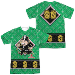 Monopoly Jersey (Front/Back Print) Men's Regular Fit Polyester Short-Sleeve T-Shirt