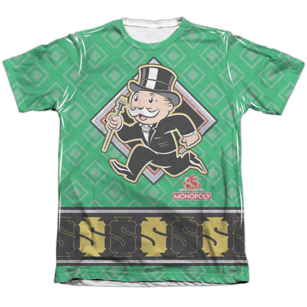 Monopoly Jersey Men's Regular Fit Poly Cotton Short-Sleeve T-Shirt