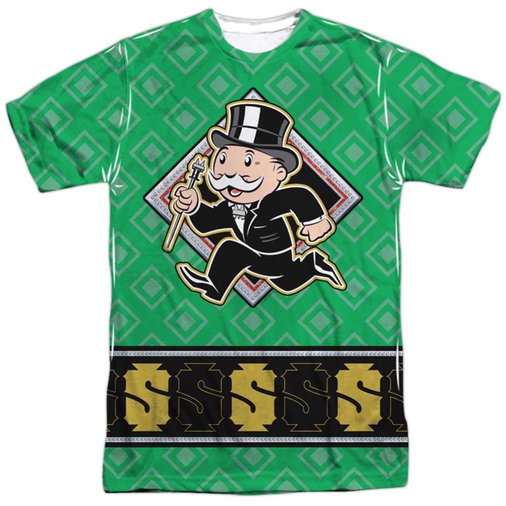 Monopoly Jersey Men's Regular Fit Polyester Short-Sleeve T-Shirt