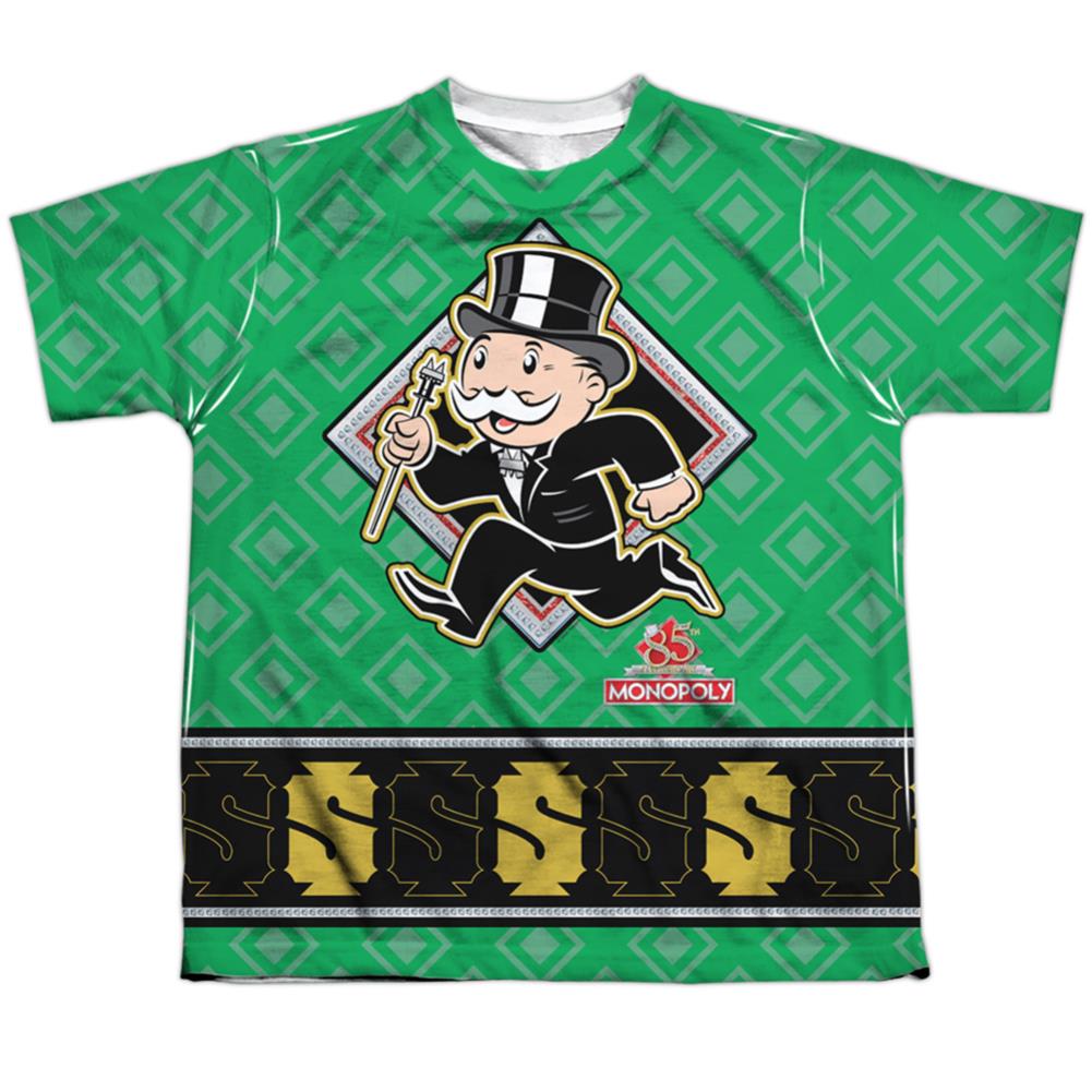 Monopoly Jersey Youth Regular Fit Poly Short-Sleeve T-Shirt