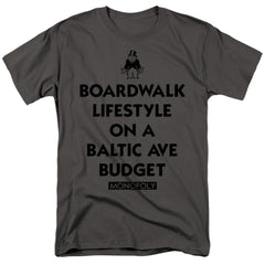 Monopoly Lifestyle VS Budget Men's 18/1 Cotton Short-Sleeve T-Shirt