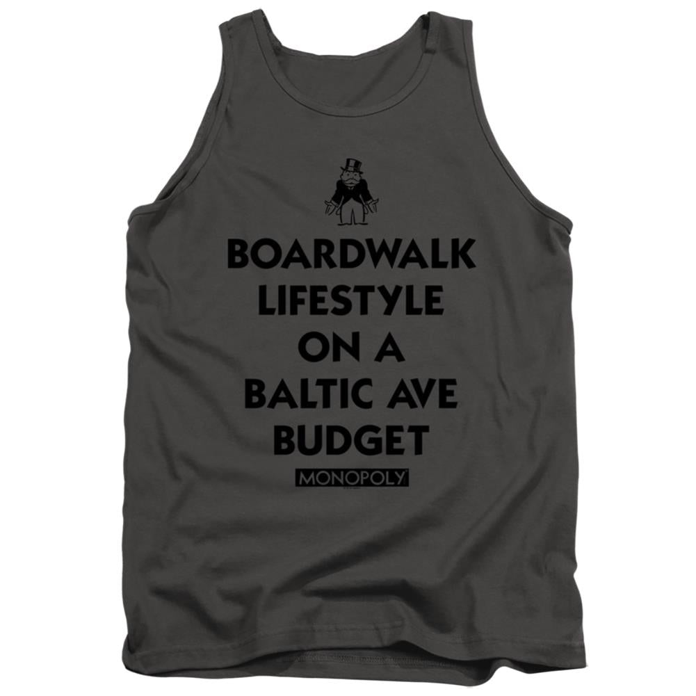 Monopoly Lifestyle VS Budget Men's 18/1 Cotton Tank Top