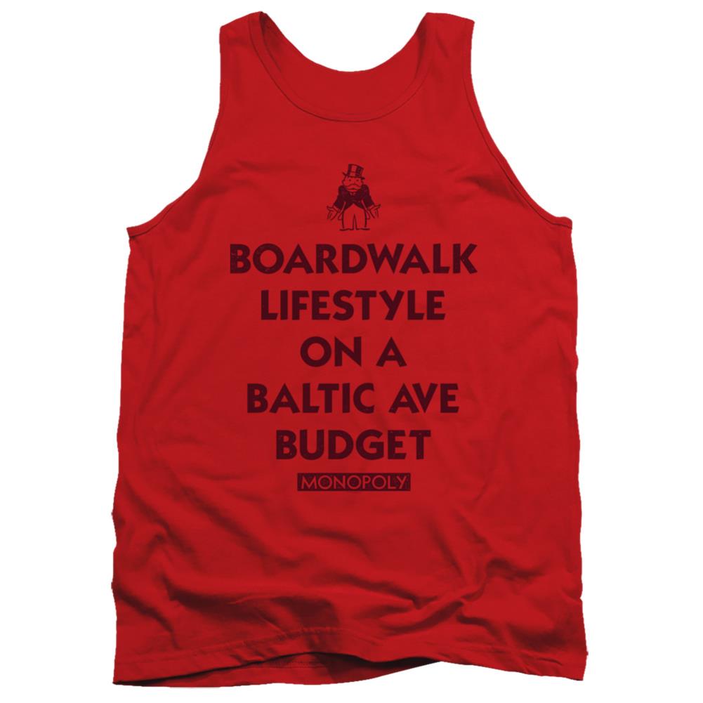 Monopoly Lifestyle VS Budget Men's 18/1 Cotton Tank Top