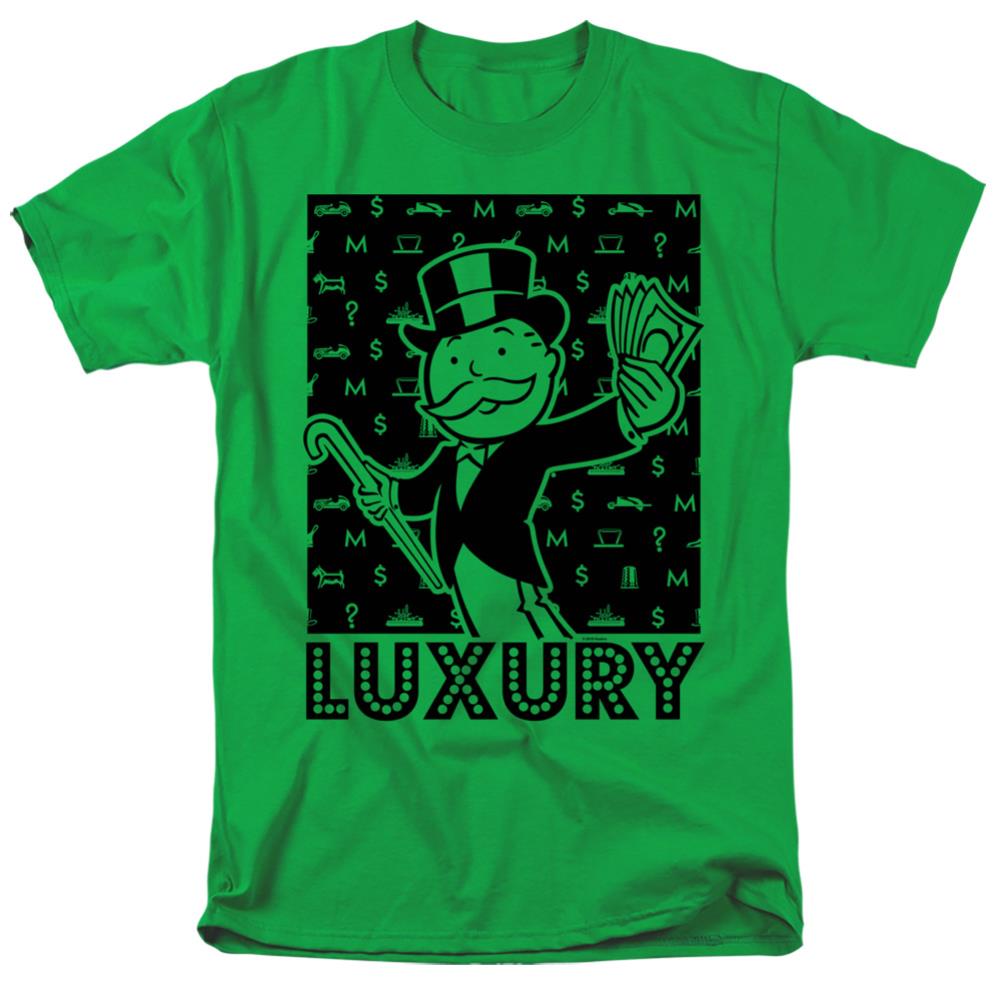 Monopoly Luxury Men's 18/1 Cotton Short-Sleeve T-Shirt