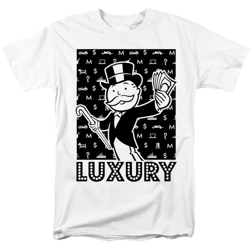 Monopoly Luxury Men's 18/1 Cotton Short-Sleeve T-Shirt