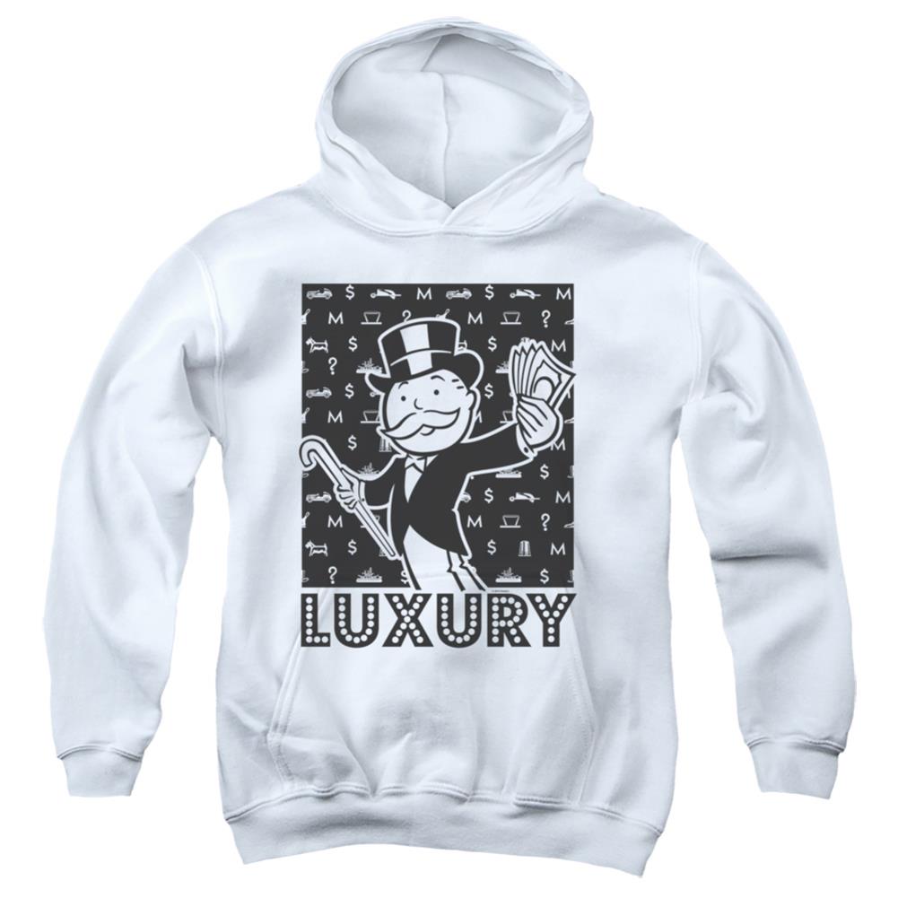 Monopoly Luxury Youth Cotton Poly Pull-Over Hoodie