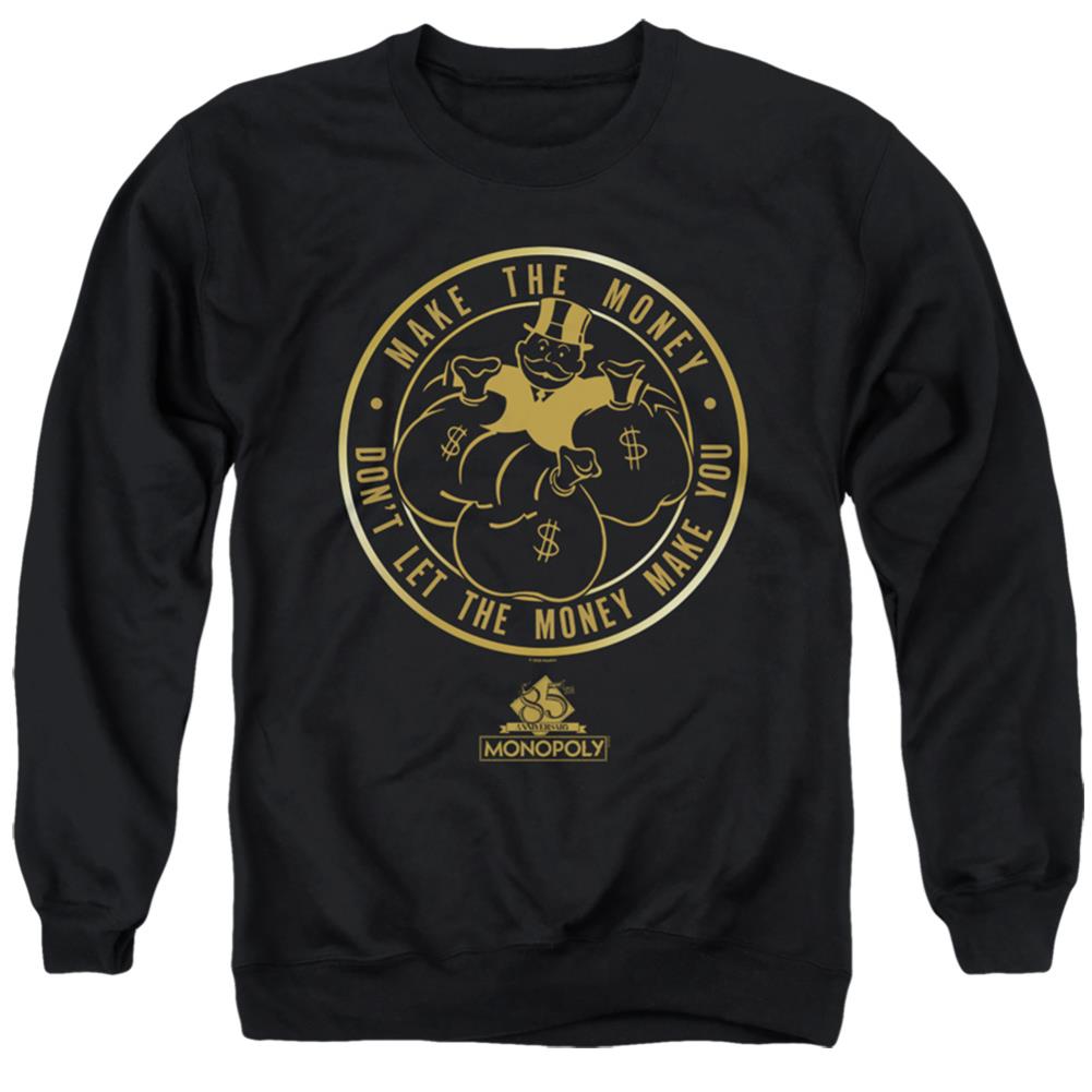 Monopoly Make Men's Crewneck 50 50 Poly Long-Sleeve T-Shirt
