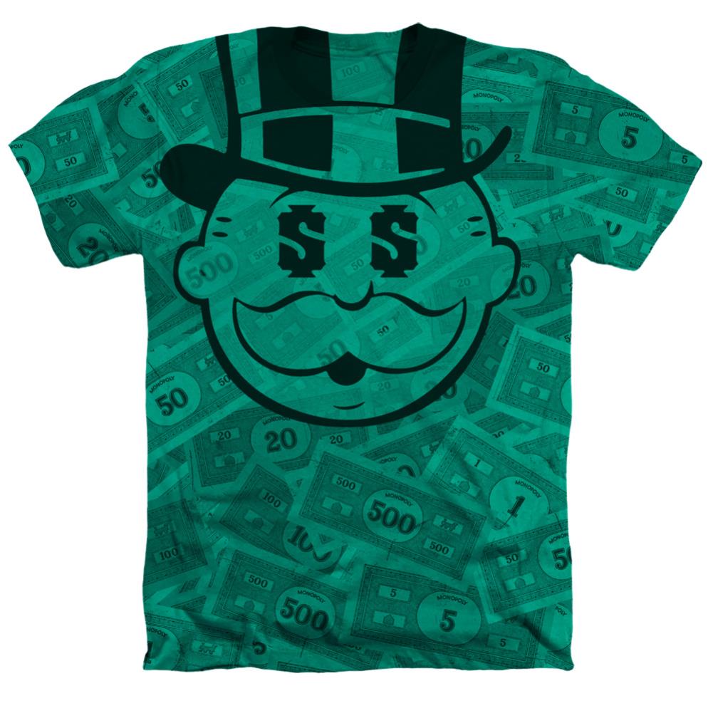 Monopoly Money Men's 30/1 Cotton Poly SS Heather T