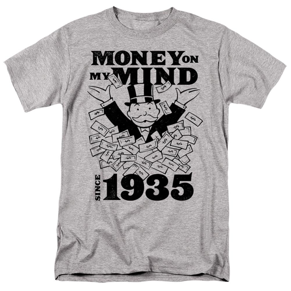 Monopoly Money Mind Since 35 Men's 18/1 Cotton Short-Sleeve T-Shirt