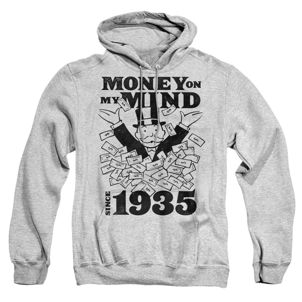 Monopoly Money Mind Since 35 Men's Pull-Over 75 25 Poly Hoodie