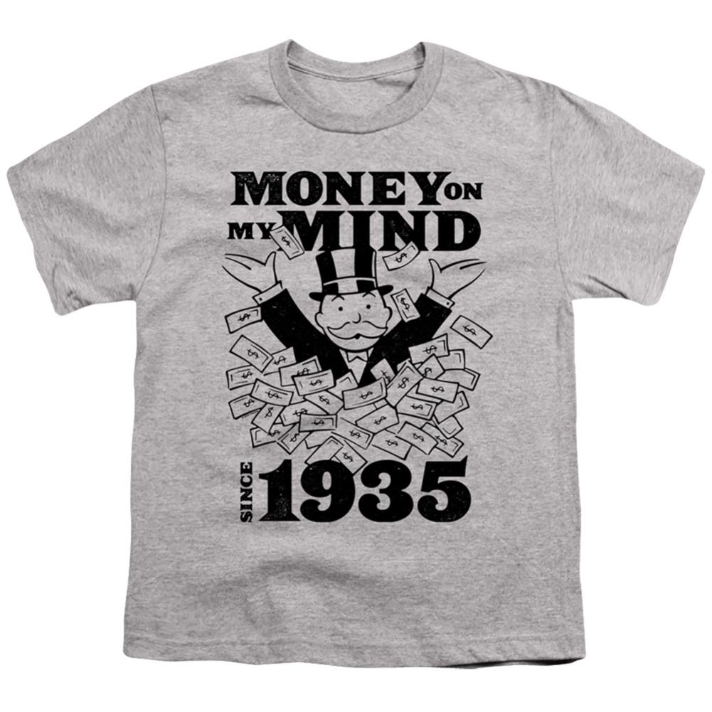 Monopoly Money Mind Since 35 Youth 18/1 100% Cotton Short-Sleeve T-Shirt