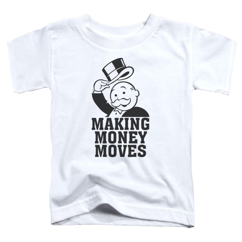 Monopoly Money Moves Toddler 18/1 Cotton Short-Sleeve T-Shirt