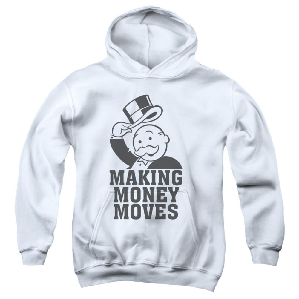 Monopoly Money Moves Youth Cotton Poly Pull-Over Hoodie