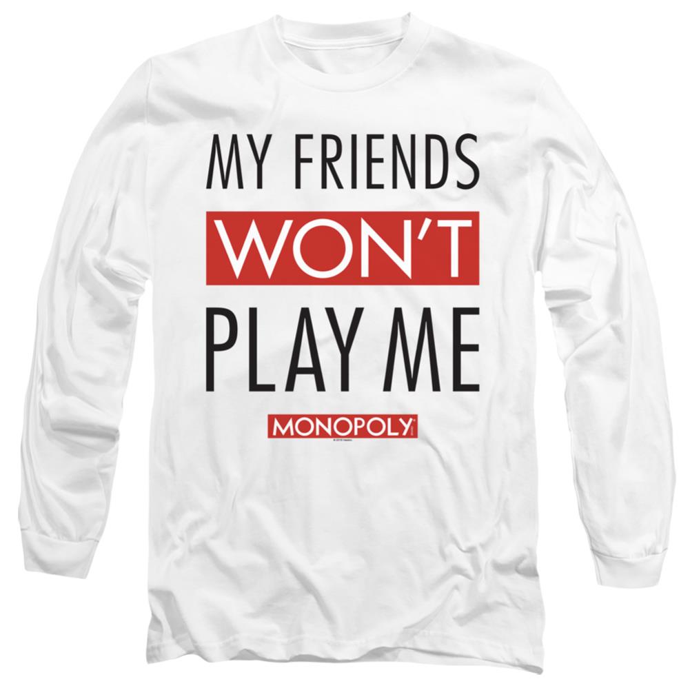 Monopoly My Friends Men's 18/1 Cotton Long-Sleeve T-Shirt