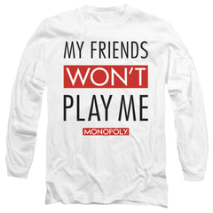 Monopoly My Friends Men's 18/1 Cotton Long-Sleeve T-Shirt