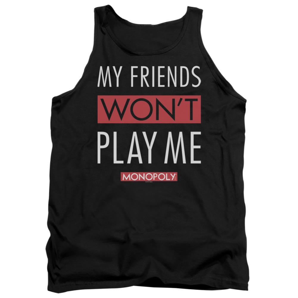 Monopoly My Friends Men's 18/1 Cotton Tank Top