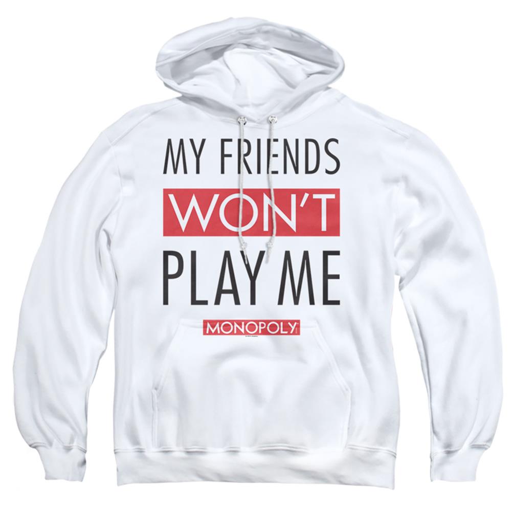 Monopoly My Friends Men's Pull-Over 75 25 Poly Hoodie