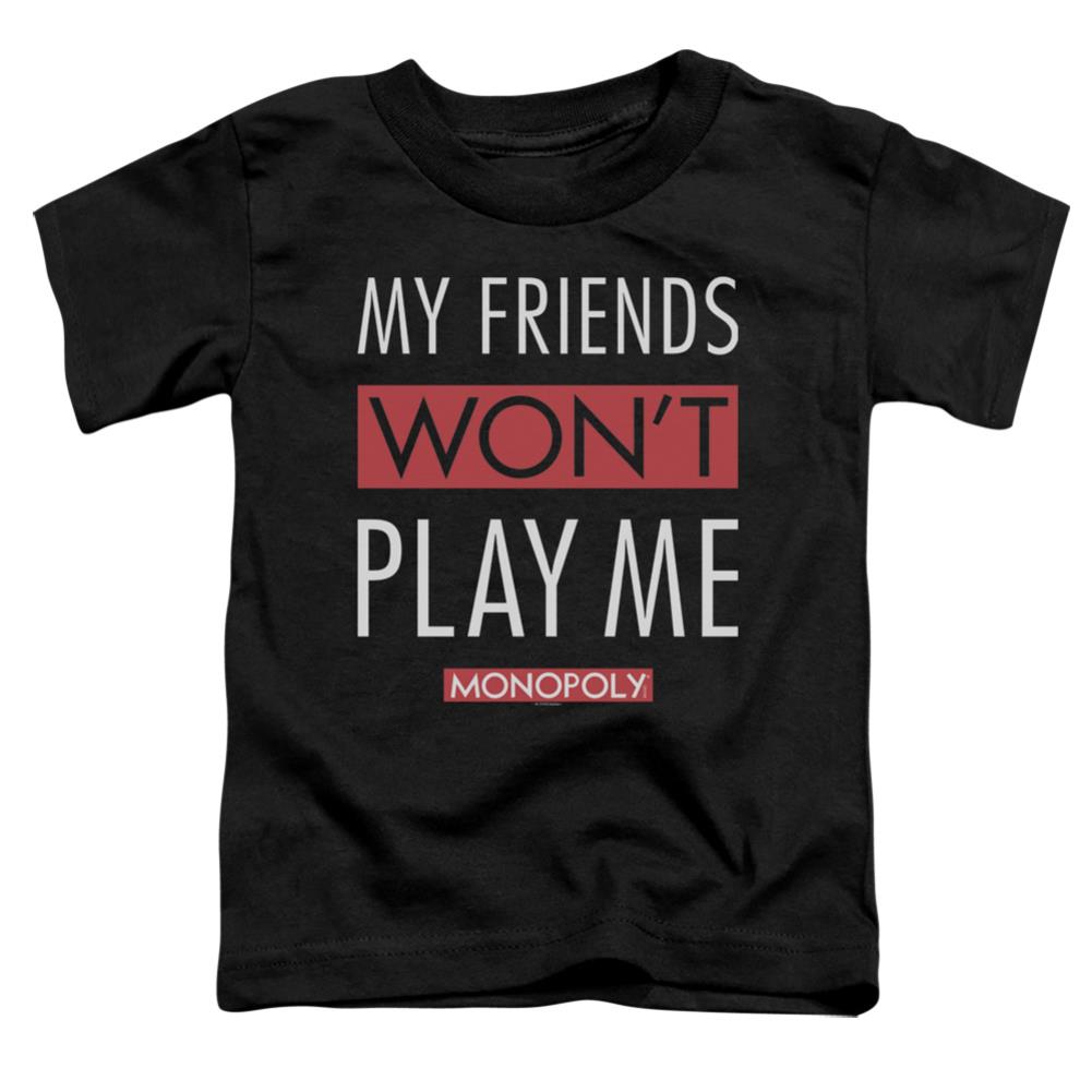 Monopoly My Friends Toddler 18/1 Cotton Short-Sleeve T-Shirt