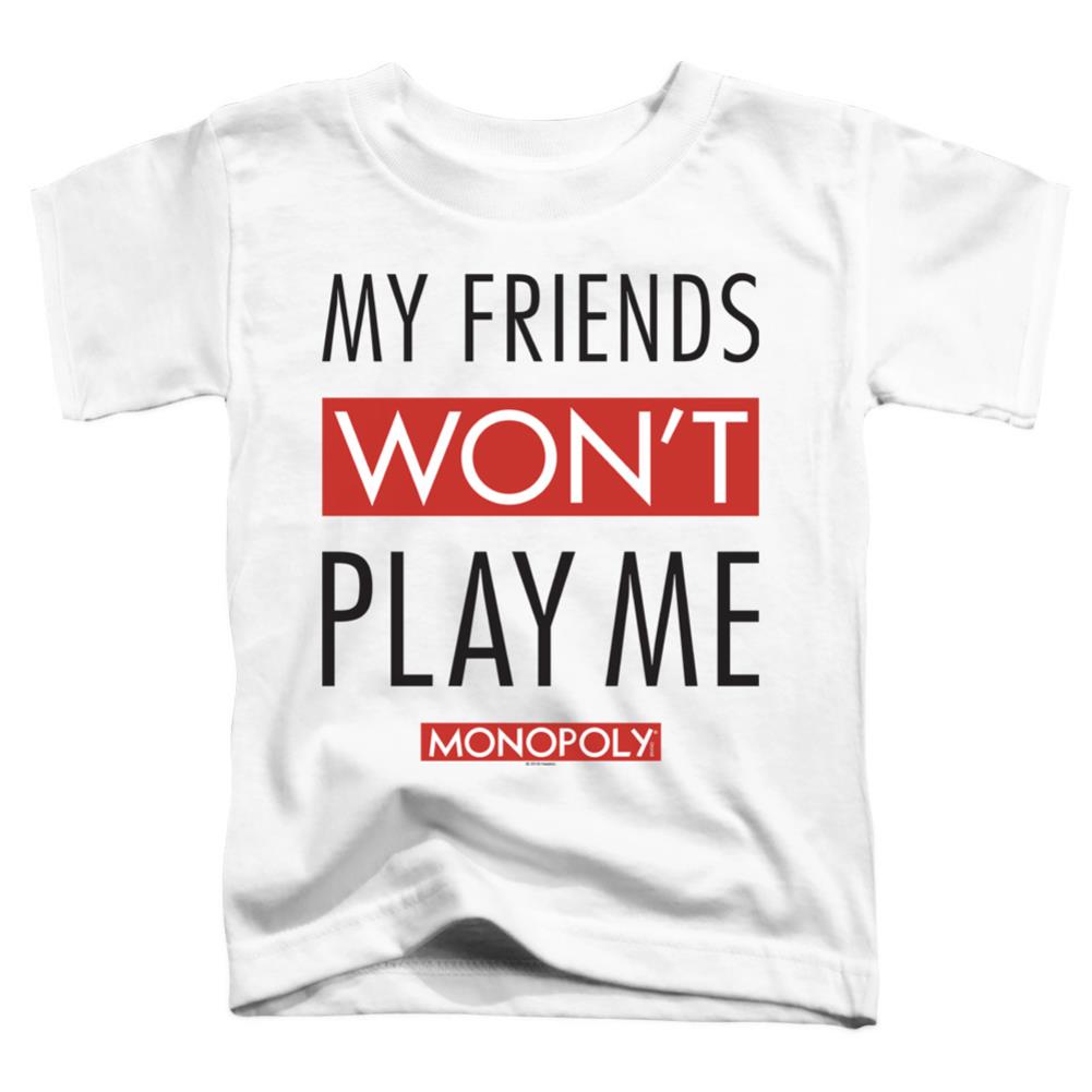 Monopoly My Friends Toddler 18/1 Cotton Short-Sleeve T-Shirt
