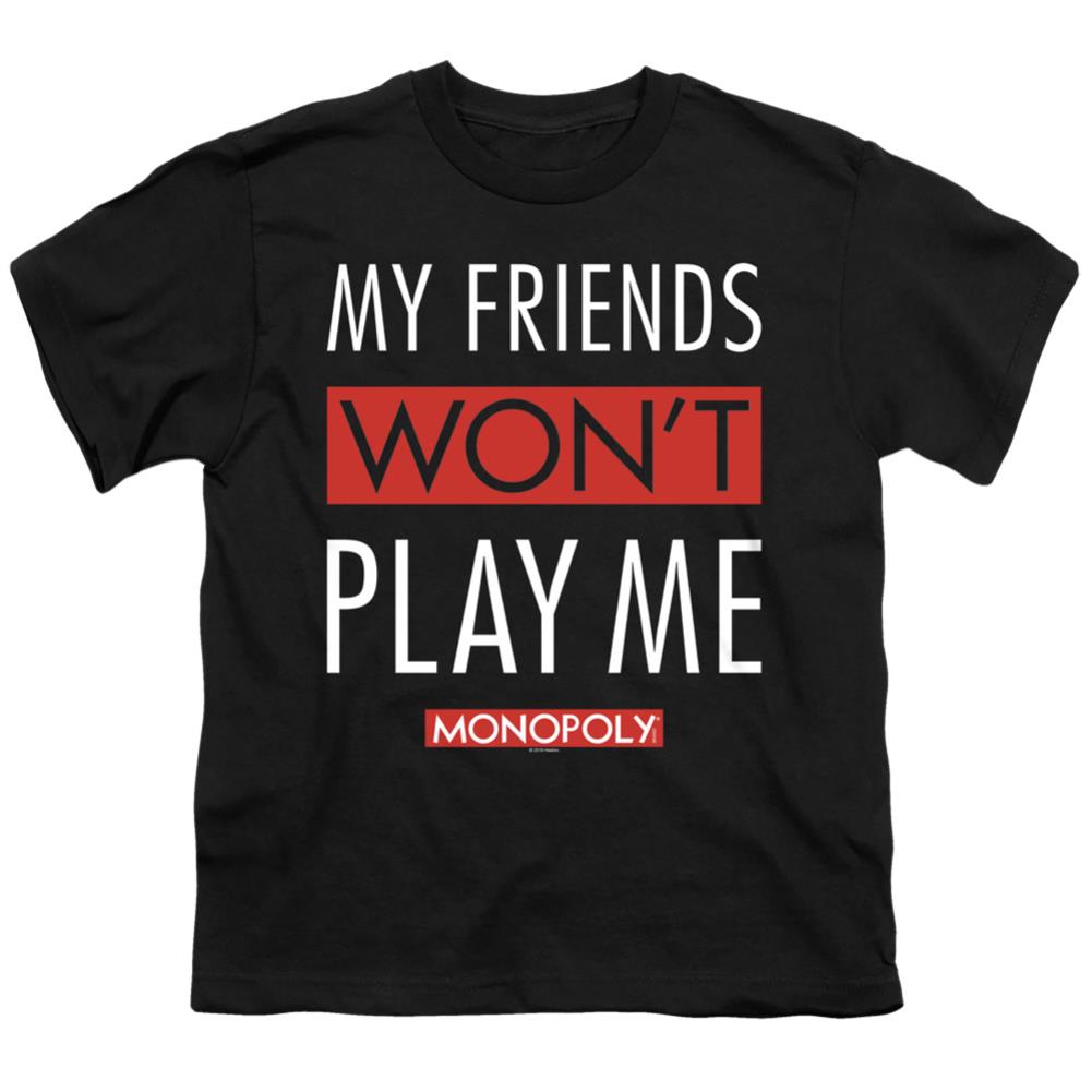 Monopoly My Friends Youth 18/1 100% Cotton Short-Sleeve T-Shirt