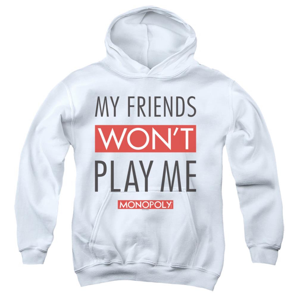 Monopoly My Friends Youth Cotton Poly Pull-Over Hoodie