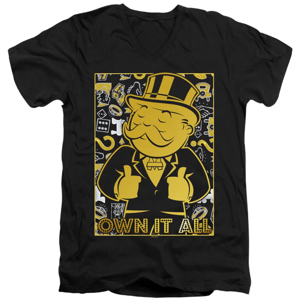 Monopoly Own Men's 30/1 Cotton Slim V-Neck T-Shirt