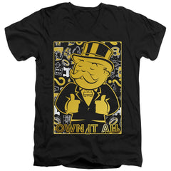Monopoly Own Men's 30/1 Cotton Slim V-Neck T-Shirt