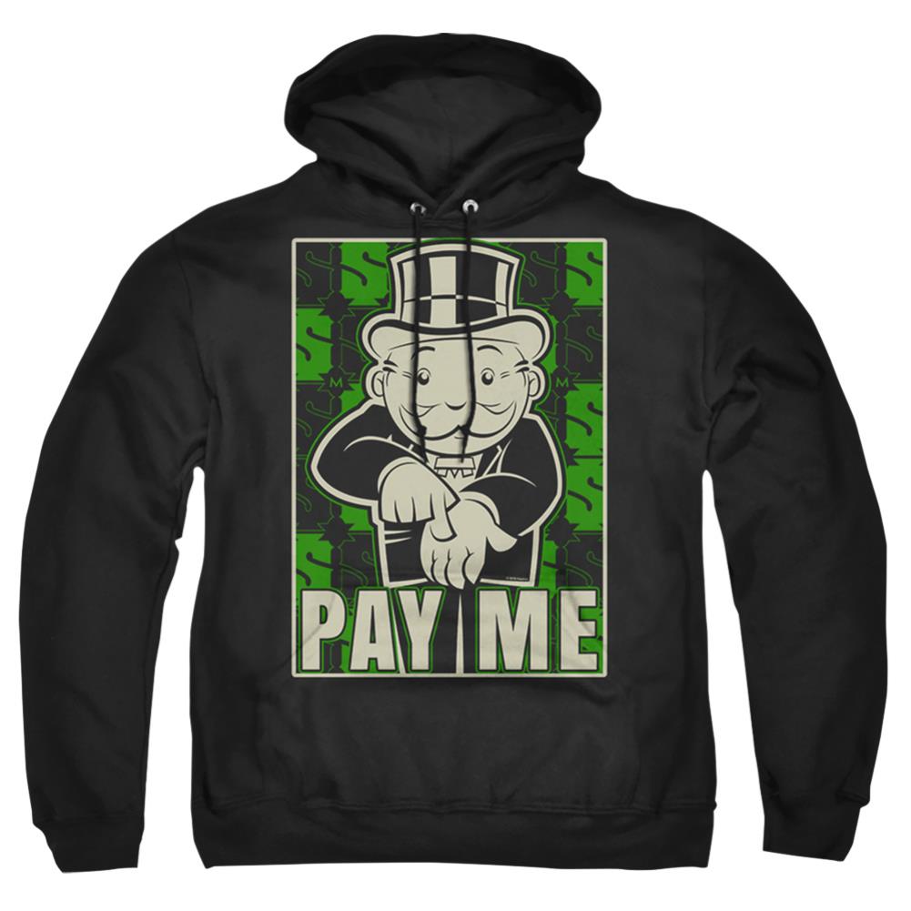 Monopoly Pay Me Men's Pull-Over 75 25 Poly Hoodie