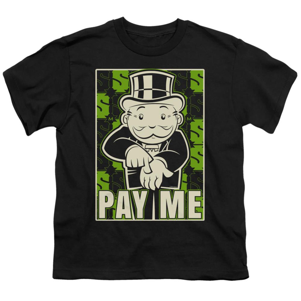 Monopoly Pay Me Youth 18/1 100% Cotton Short-Sleeve T-Shirt