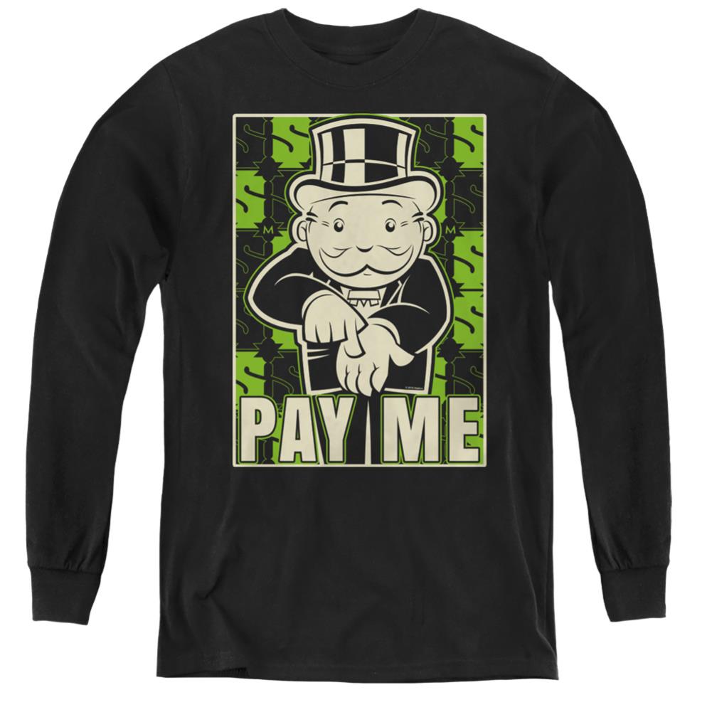 Monopoly Pay Me Youth Long-Sleeve T-Shirt