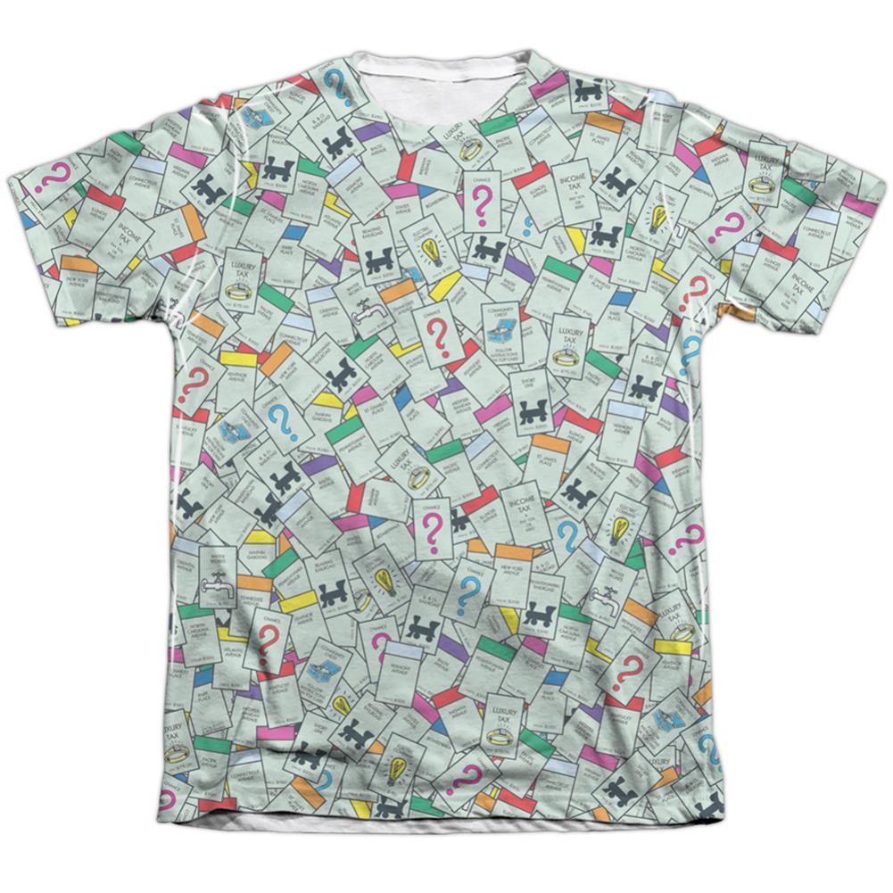 Monopoly Property Spaces Men's Regular Fit Poly Cotton Short-Sleeve T-Shirt