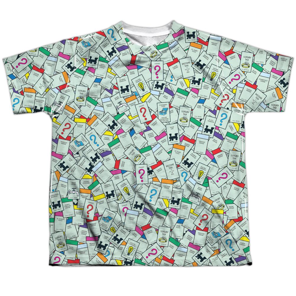 Monopoly Property Spaces Youth Regular Fit Poly Short-Sleeve T-Shirt