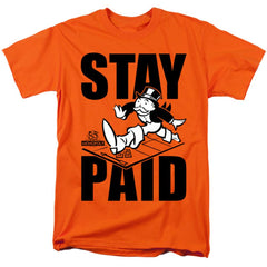 Monopoly Stay Paid Men's 18/1 Cotton Short-Sleeve T-Shirt