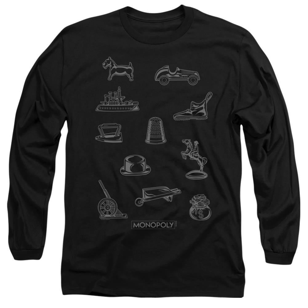 Monopoly Token Men's 18/1 Cotton Long-Sleeve T-Shirt