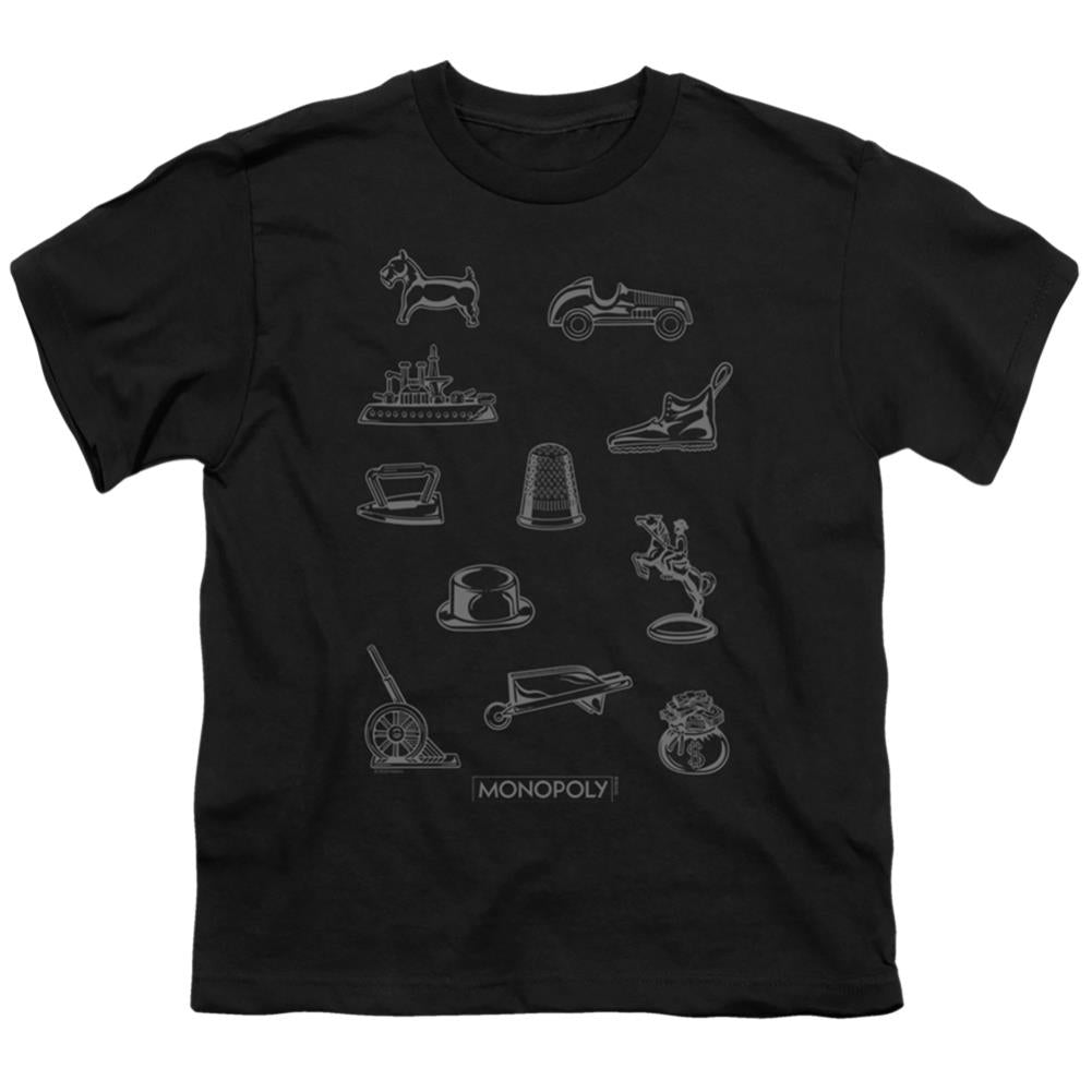 Monopoly Token Youth 18/1 100% Cotton Short-Sleeve T-Shirt